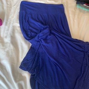 Gap small blue maxi skirt